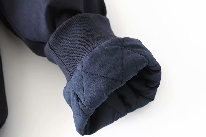 Jacket female French minority fashion solid color lapel long sleeve pockets decorated with loose plush jacket coat female T191023