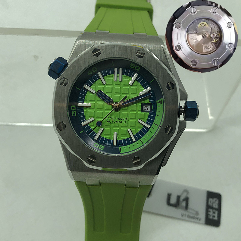 Watch Designer Watch Men's Fully Automatic Movement Stainless Steel Watch Band Sapphire Glass Waterproof 42mm Men's Watch