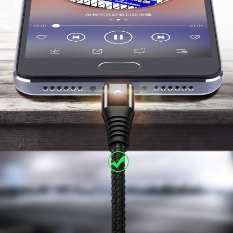 LED Lighting Micro USB Cable 3A Fast Charging Charger Microusb Cord For Android Tablet USB Type C Cable Type-c Light Cable For Samsung S10, Silver
LED Lighting Micro USB Cable 3A Fast Charging Charger Microusb Cord For Android Tablet USB Type C Cable Type-c Light Cable For Samsung S10, Silver