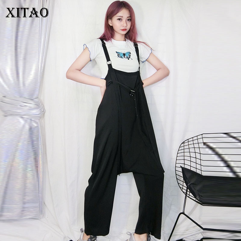 XITAO Slim Black High Waist Black Jumpsuits Women Clothes 2020 Summer New Fashion Loose Pleated Match All Vintage Pants ZP1008, Black zp1008
XITAO Slim Black High Waist Black Jumpsuits Women Clothes 2020 Summer New Fashion Loose Pleated Match All Vintage Pants ZP1008, Black zp1008