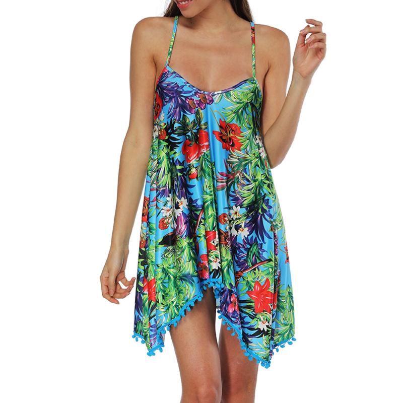 Women Summer Dress Sling Boho Printed Sleeveless Beach Girl Sexy Casual Party Dress Sundress 2020 Plus Size Vestidos Mujer -2XL, Blue
Women Summer Dress Sling Boho Printed Sleeveless Beach Girl Sexy Casual Party Dress Sundress 2020 Plus Size Vestidos Mujer -2XL, Blue