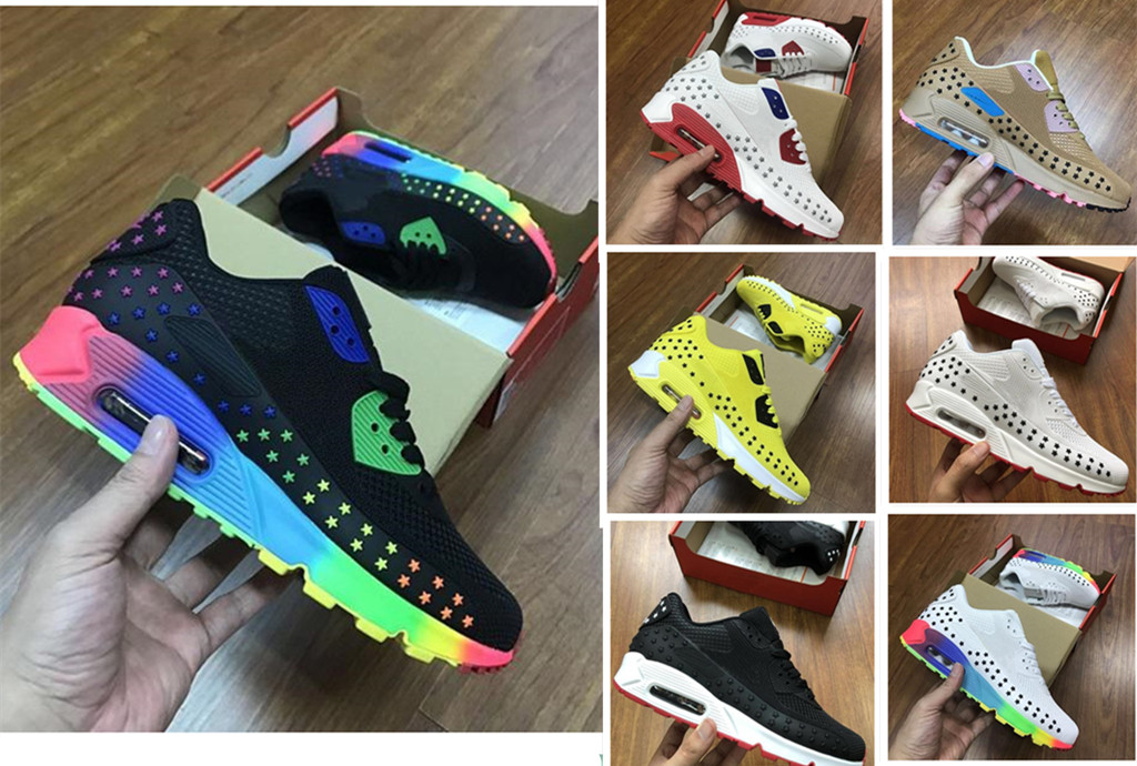 Cheap 90 KPU Runner rainbow yellow red Chaussures Sneakers Women Mens Sports Breathable Mesh Running Shoes size 40-45
Cheap 90 KPU Runner rainbow yellow red Chaussures Sneakers Women Mens Sports Breathable Mesh Running Shoes size 40-45