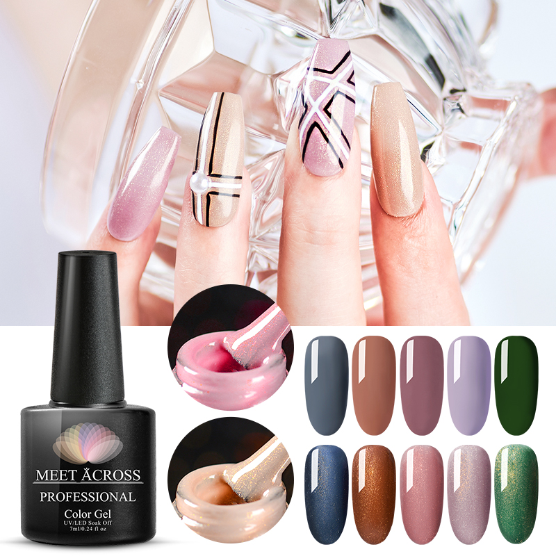 MEET ACROSS UV Gel Nail Polish Rose Gold Glitter Sequins Nail Gel Polish Nude Color Varnish Soak Off UV Led Art Laquer, Vs00413
MEET ACROSS UV Gel Nail Polish Rose Gold Glitter Sequins Nail Gel Polish Nude Color Varnish Soak Off UV Led Art Laquer, Vs00413