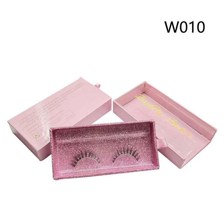 New Pure Handmade 10mm 3D False Eyelashes Natural Style Slender Stereo Multilayer 5D Mink Eyelashes Makeup Fake Eyelash Extension Free Lash