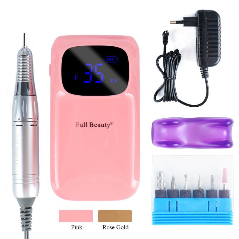 35000RPM Electric Manicure Drilling Machine Set Nails Milling Cutter Drill Bit Nail File Kit Rechargable Polishing Tools JIUS806
35000RPM Electric Manicure Drilling Machine Set Nails Milling Cutter Drill Bit Nail File Kit Rechargable Polishing Tools JIUS806