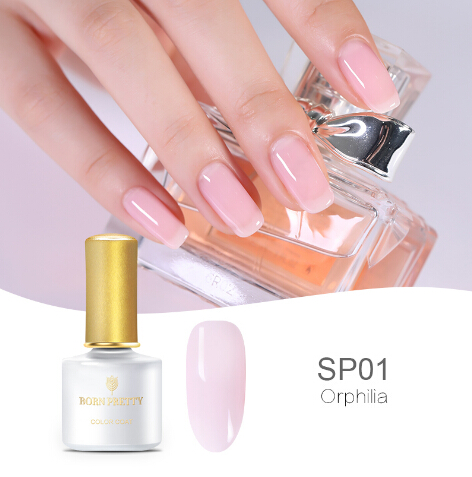 Pink Jelly Nail Gel 6ml Semi-transparent Nude Purple Varnish Polish Soak Off Nail Art UV Gel Lacquer