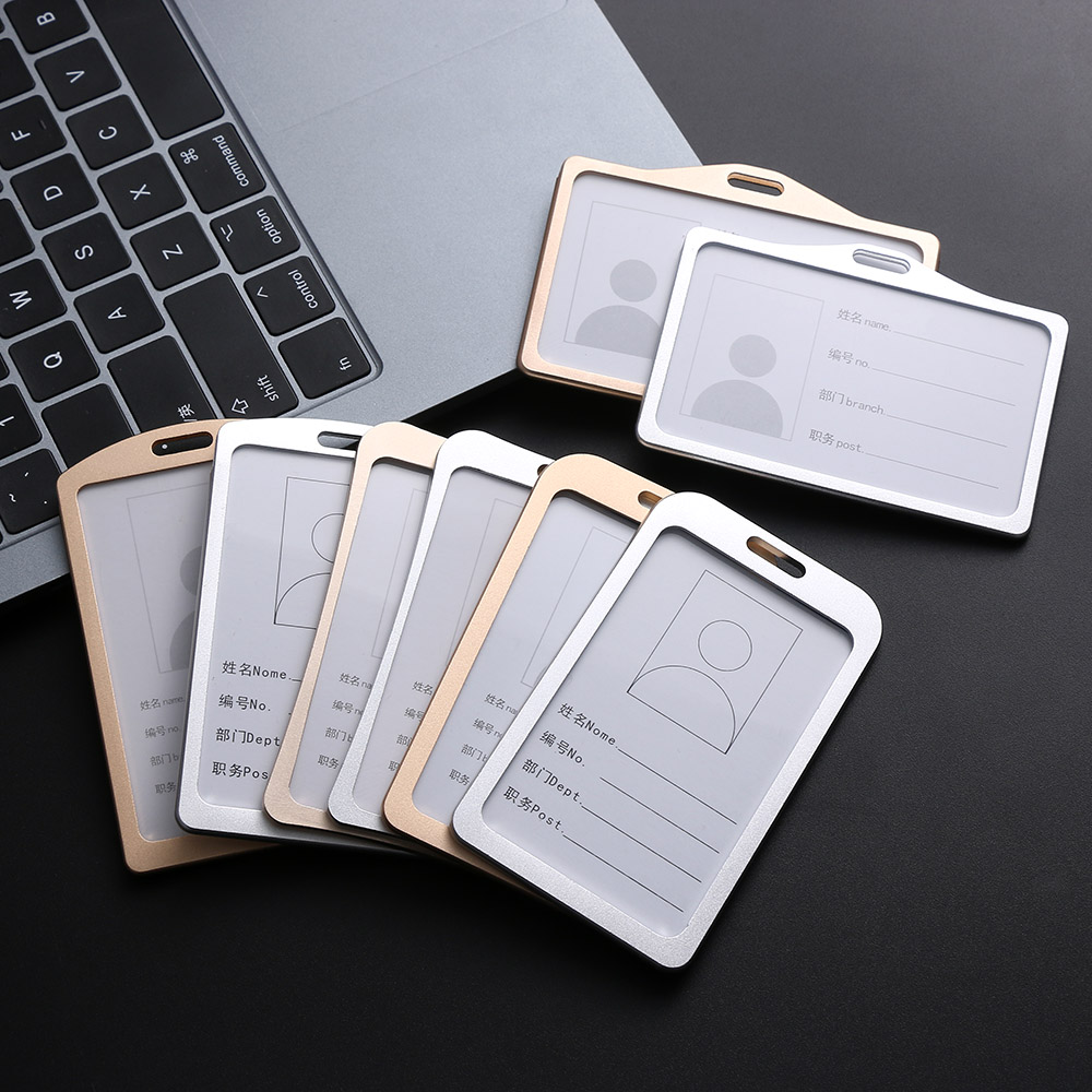 1PC Aluminum Alloy Work Name Card Holders Business Work Card ID Badge Lanyard Holder Hot Vertical Metal ID Business Case, Brown;gray
1PC Aluminum Alloy Work Name Card Holders Business Work Card ID Badge Lanyard Holder Hot Vertical Metal ID Business Case, Brown;gray