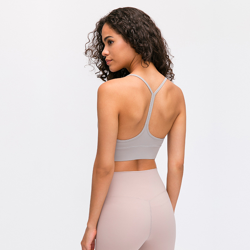 Sexy Sports Bra for Fitness Shockproof Padded Underwear Cropped Top Push-Up Yoga Running Women Sportswear for Gym, Black
Sexy Sports Bra for Fitness Shockproof Padded Underwear Cropped Top Push-Up Yoga Running Women Sportswear for Gym, Black