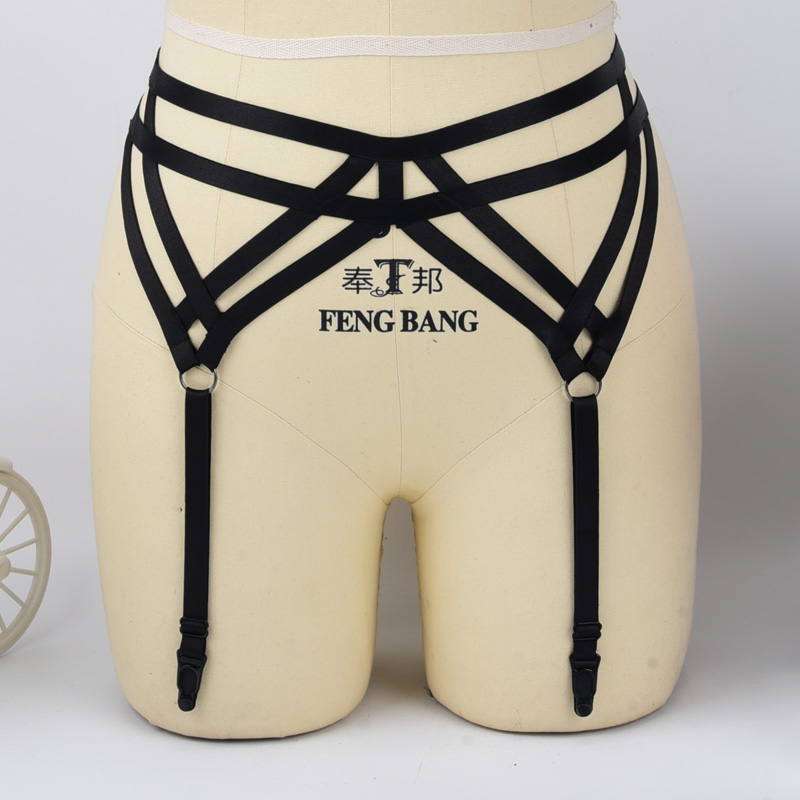 Halloween Harness Garter Belt black Fetish Leg Stockings Belt Elastic Goth Lingerie Cage Suspender Bondage Harness garter, O0550
Halloween Harness Garter Belt black Fetish Leg Stockings Belt Elastic Goth Lingerie Cage Suspender Bondage Harness garter, O0550