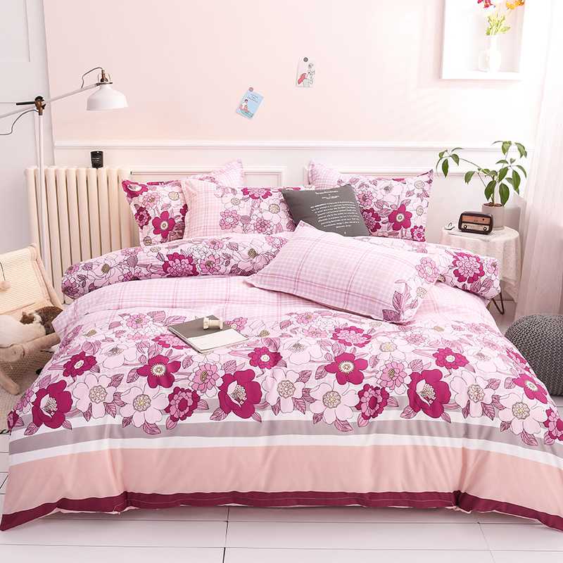 BEST.WENSD 2020 Pink Bedding Set King Size Bed Cover set Cotton Women Lady Girls Flower Comforter Bedding duvet cover 3/4pcs, As picture
BEST.WENSD 2020 Pink Bedding Set King Size Bed Cover set Cotton Women Lady Girls Flower Comforter Bedding duvet cover 3/4pcs, As picture
