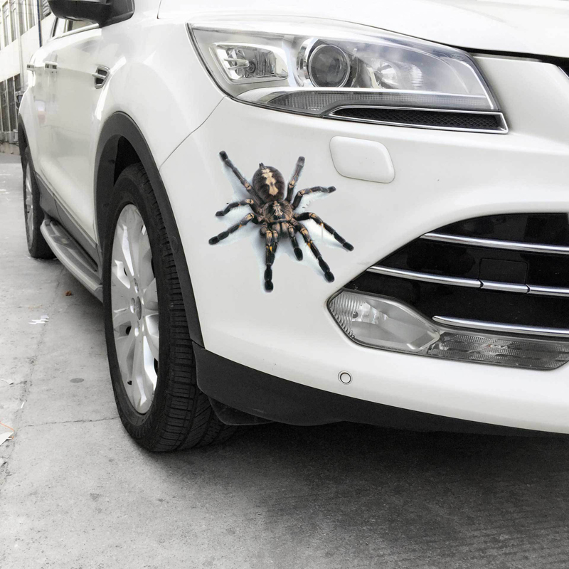 Car-styling Car Sticker 3D Animal Spider Vinyl Decals Home Stickers Auto Motorcycles Funny Halloween Stickers Exterior Accessories