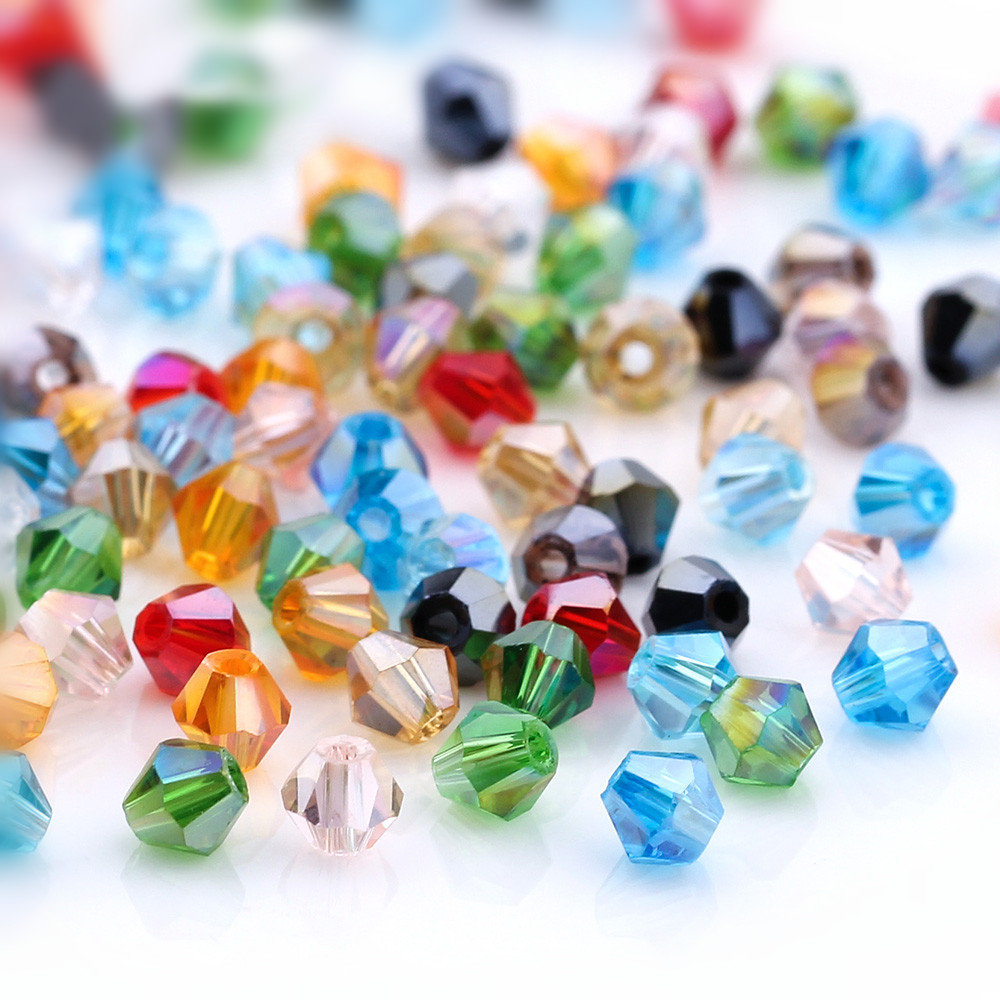 3 4 6mm Austrian Bicone Crystal Beads for Jewelry Making Diy Accessories Multicolor Faceted Glass Loose Spacer Beads Wholesale
3 4 6mm Austrian Bicone Crystal Beads for Jewelry Making Diy Accessories Multicolor Faceted Glass Loose Spacer Beads Wholesale