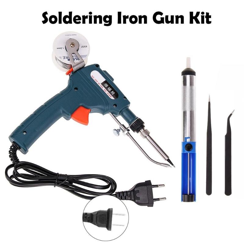 Soldering Iron Suit Soldering Tool Electric Iron Kit 60W Dark Green Durable Adjustable Portable Hand Held Puller Tools Handheld
Soldering Iron Suit Soldering Tool Electric Iron Kit 60W Dark Green Durable Adjustable Portable Hand Held Puller Tools Handheld