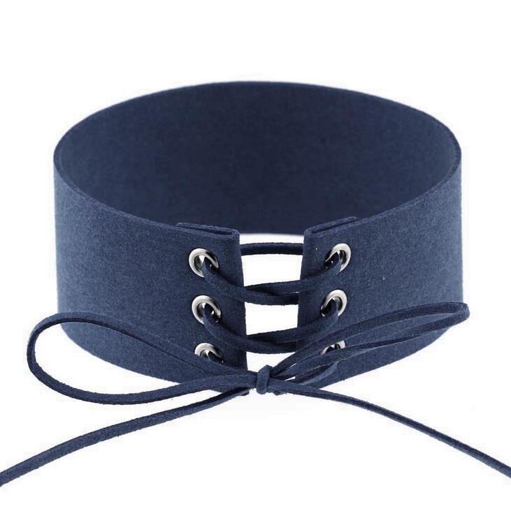 Exaggerated punk sex bondage collar tied neck chain female neck strap collarbone DJN214 mix order Chokers jewelry