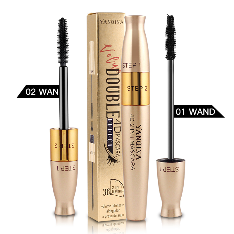 MP032 YANQINA Black Eyelash Curling brush 2 In 1 Liquid Mascara 4D Women Eyes Makeup Eyelashes Thick Lengthening Waterproof
MP032 YANQINA Black Eyelash Curling brush 2 In 1 Liquid Mascara 4D Women Eyes Makeup Eyelashes Thick Lengthening Waterproof