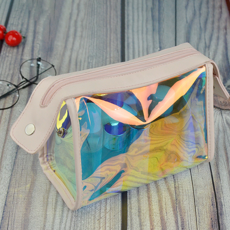 2020 new ladies transparent waterproof cosmetic fashion storage bag simple large capacity portable cosmetic bag women, Pink
2020 new ladies transparent waterproof cosmetic fashion storage bag simple large capacity portable cosmetic bag women, Pink