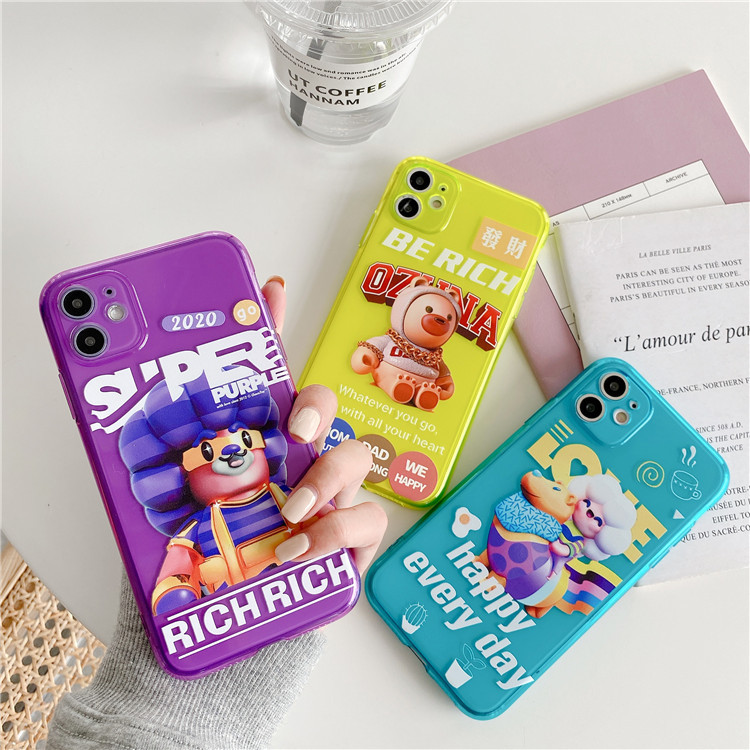 Cartoon fluorescent RICH mobile phone case for iphone SE 2020 7 8 TPU case for iphone 11 pro max xs max xr anti-knock cover
Cartoon fluorescent RICH mobile phone case for iphone SE 2020 7 8 TPU case for iphone 11 pro max xs max xr anti-knock cover