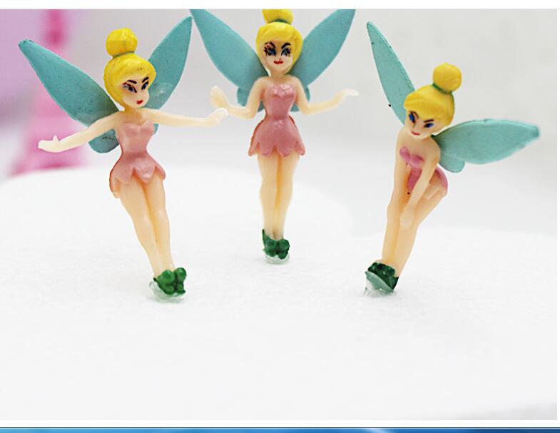 Cartoon Fairy Figurines Fairy Garden Miniatures Gnomes Pixie Dust Princess Miniature Fairy Figurine Mini Garden Resin C