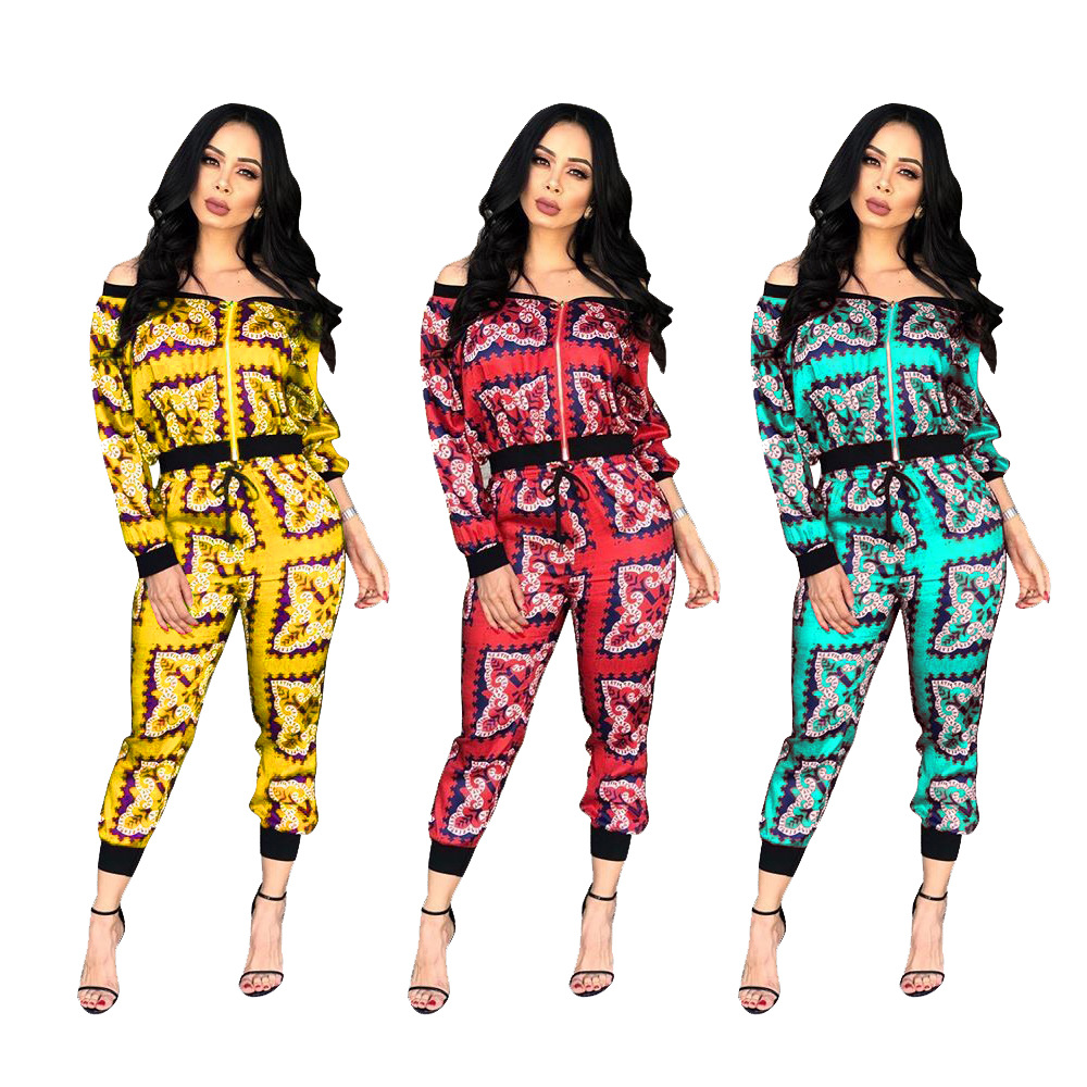 Women Two Piece Pants Set Ethnic Paisley Print Off Shoulder Zipper Long Batwing Sleeve Short Crop Top Drawstring Pant Suits Fashion Outfits, Green
Women Two Piece Pants Set Ethnic Paisley Print Off Shoulder Zipper Long Batwing Sleeve Short Crop Top Drawstring Pant Suits Fashion Outfits, Green