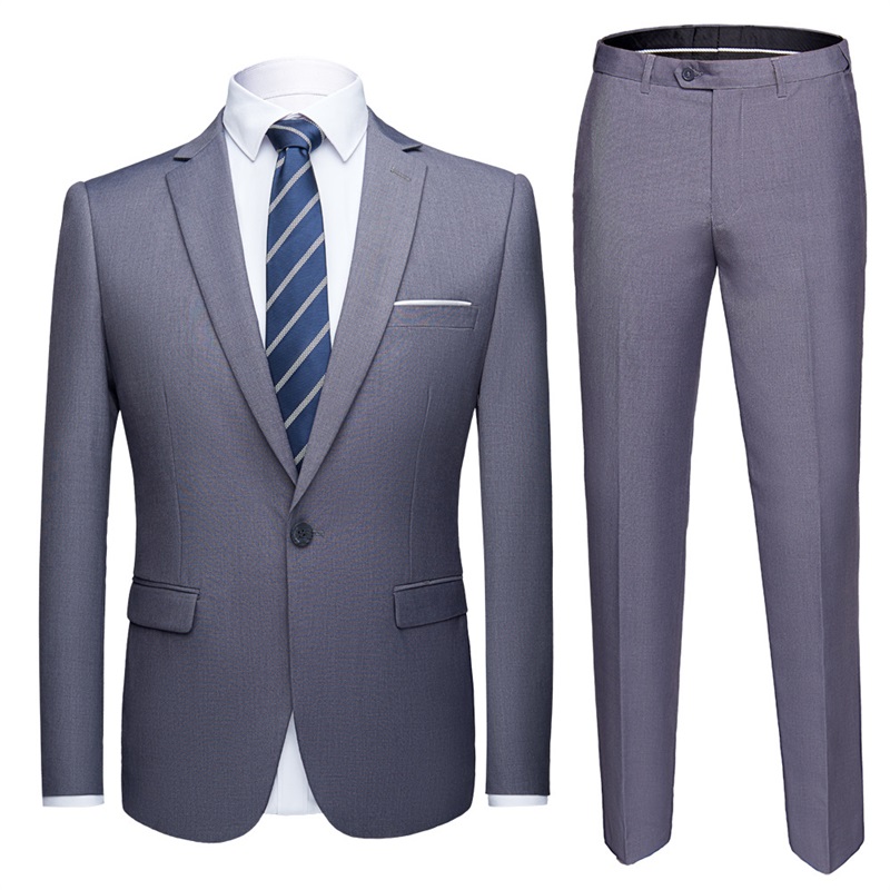 newest 3piece hot sale men suits custom made fit slim red onebutton groom cotton blend party formal wear business suit for man