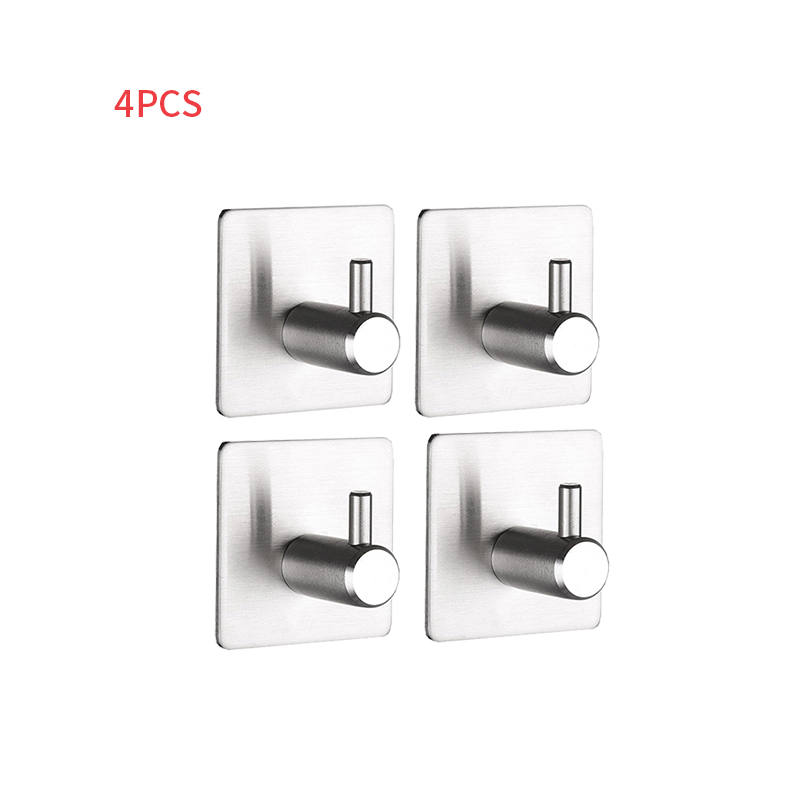 4Pcs Transparent Wall Hooks Waterproof Oilproof Self Adhesive Hooks Reusable Seamless Hanging Hook For Bathroom Office
4Pcs Transparent Wall Hooks Waterproof Oilproof Self Adhesive Hooks Reusable Seamless Hanging Hook For Bathroom Office