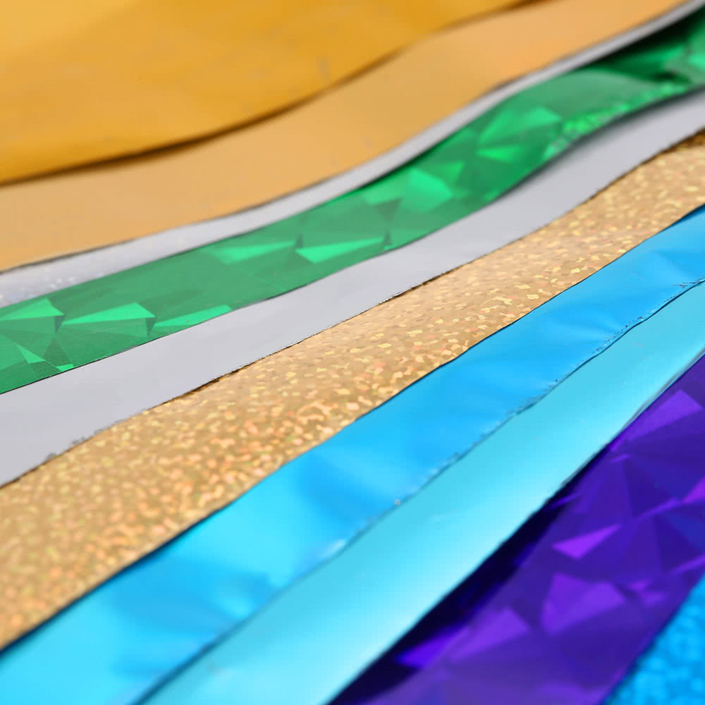 3D Nail Art Foils Laser Shinning Water Transfer Sticker Star Stickers Manicure Decals DIY Tips Polish Decorations for Christmas 50Colors