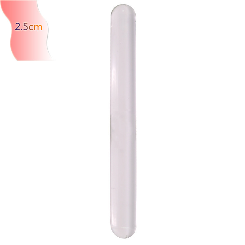 Smooth and rounded double big glass dildo rod glass anal dildo plug sex toys for woman lesbian sex shop dildos for men gay Y200422