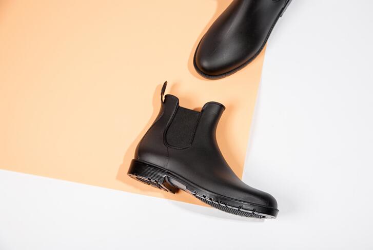 Hot Sale-ts Unisex Women Shoes Ankle Pvc Adults Non-slip Waterproof Breathable Casual Rainy Days Necessary