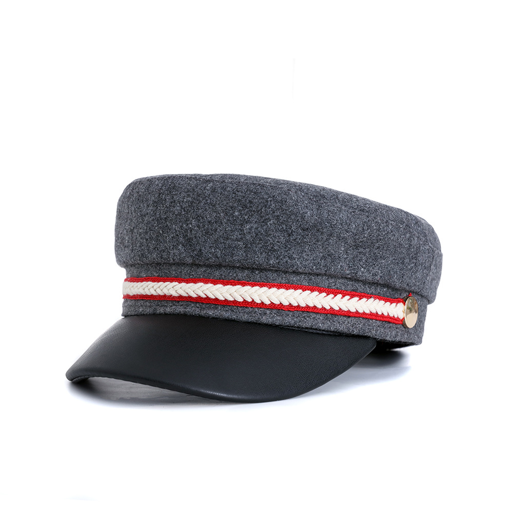 Women Spring And Winter Caps Souvenirs British Style Navy Cap Brand Designer Student Hat Hot Sale, Blue;gray
Women Spring And Winter Caps Souvenirs British Style Navy Cap Brand Designer Student Hat Hot Sale, Blue;gray