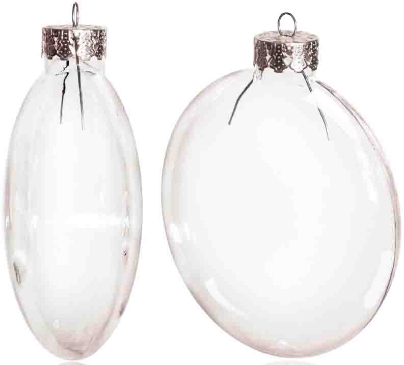 Free Shipping DIY Paintable Clear Christmas Decoration, 80mm Glass Disc Ornament With Silver Cap, 100/Pack