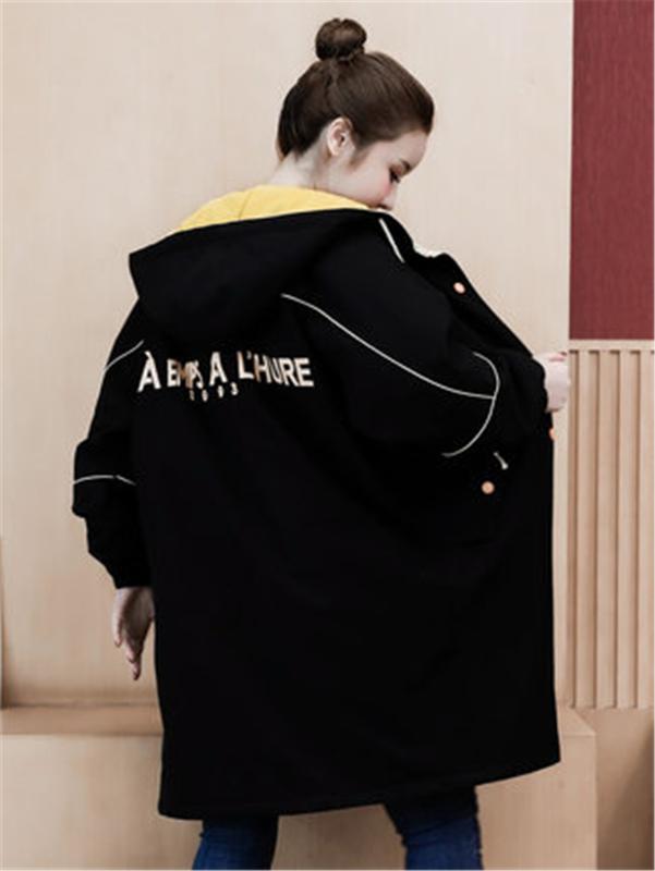 Korean Women Trench Coat Fashion casual Hooded Windbreaker Print Single Breasted Lightweight Raincoat Outerwear Female Plus size, Green thick
Korean Women Trench Coat Fashion casual Hooded Windbreaker Print Single Breasted Lightweight Raincoat Outerwear Female Plus size, Green thick