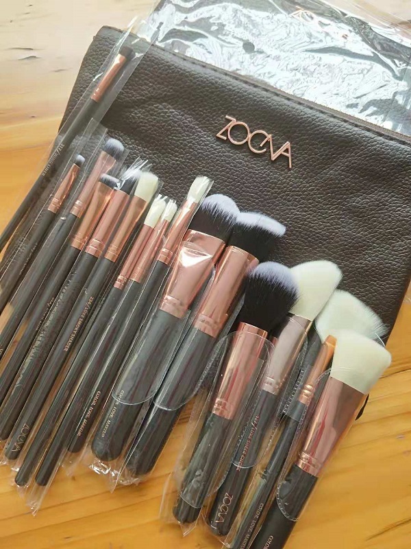 New 15pcs/Set Professional Makeup Brush Set Eyeshadow Eyeliner Blending Pencil Cosmetics Tools With Bag