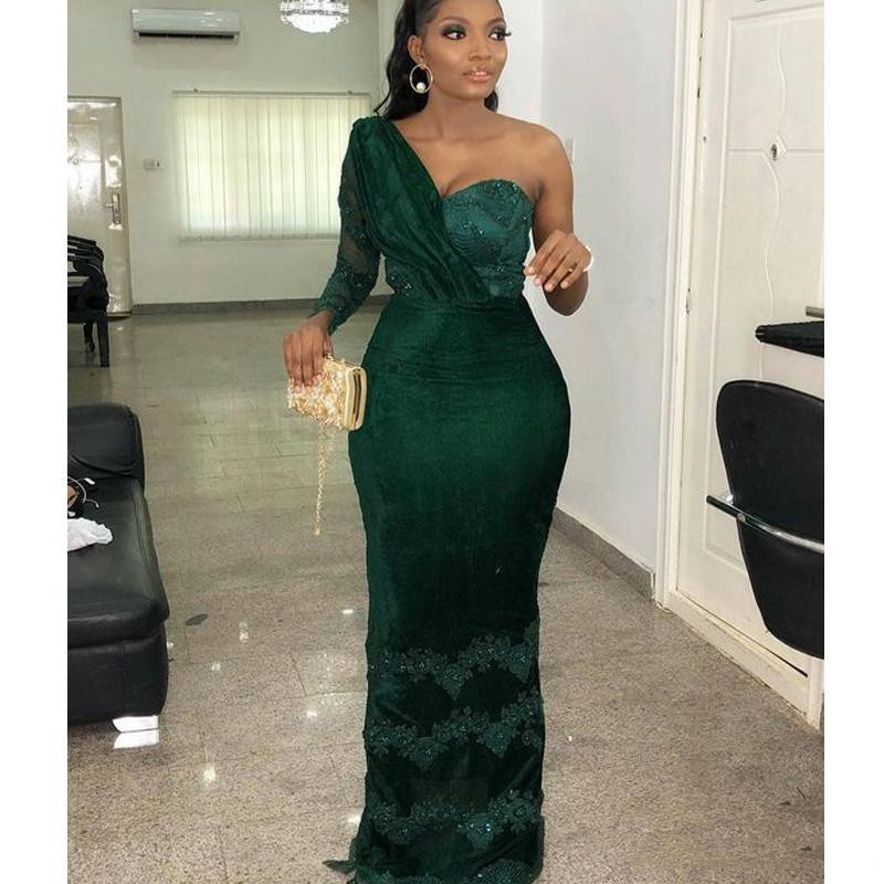 One shoulder Applique Evening Dresses Sheath Zipper Evening Party Dresses Beaded Cutaway Sides Dresses Deep Green Floor Length Prom Gowns, Gold
One shoulder Applique Evening Dresses Sheath Zipper Evening Party Dresses Beaded Cutaway Sides Dresses Deep Green Floor Length Prom Gowns, Gold