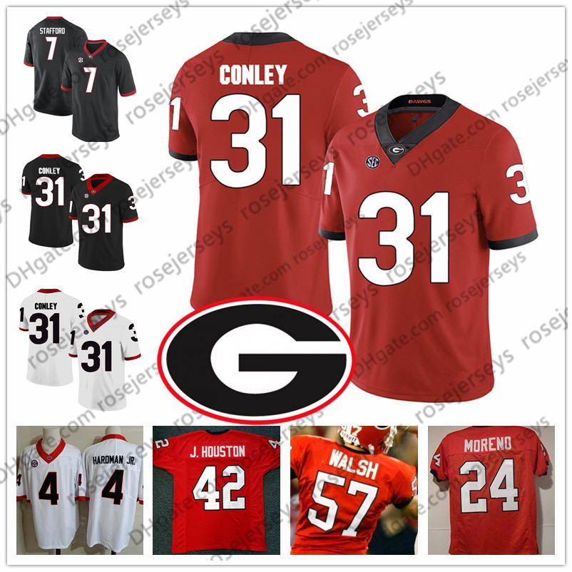 2019 Georgia Bulldogs #24 Knowshon Moreno 29 Jarvis Jones 31 Chris Conley 42 Justin Houston UGA Retired Player Black Red White Jersey
2019 Georgia Bulldogs #24 Knowshon Moreno 29 Jarvis Jones 31 Chris Conley 42 Justin Houston UGA Retired Player Black Red White Jersey