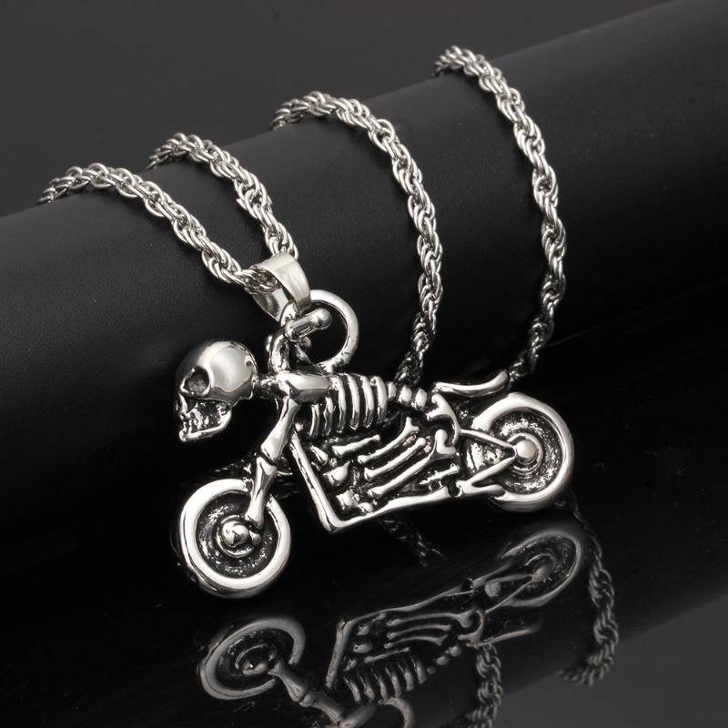 Personality Hip-Hop Necklace Accessories Tide Men's Nightclub Motorcycle HIPHOP Skull Pendant Jewelry
Personality Hip-Hop Necklace Accessories Tide Men's Nightclub Motorcycle HIPHOP Skull Pendant Jewelry