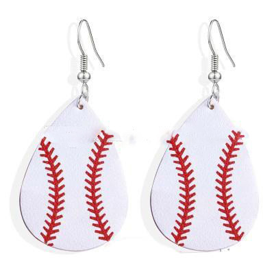 Fashion Leaf PU Leather Earrings Baseball Basketball Football Volleyball Dangle Earring For Women Jewelry Gifts Soft Pendant
Fashion Leaf PU Leather Earrings Baseball Basketball Football Volleyball Dangle Earring For Women Jewelry Gifts Soft Pendant