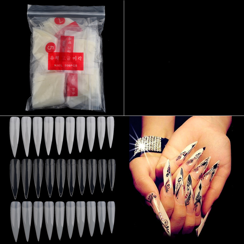 500 Pcs/bag False Nail Tips Clear Natural White Transparent Nail Artificial long Fake Nails Tips
500 Pcs/bag False Nail Tips Clear Natural White Transparent Nail Artificial long Fake Nails Tips