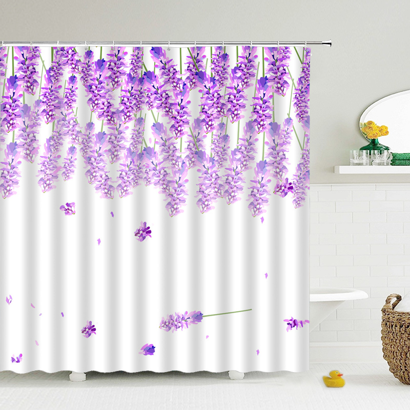 Bathroom Shower Curtain Flower lavender Bath Curtains Waterproof 3d Printing Polyester Cloth With Hooks 180*180cm Bath Curtain
Bathroom Shower Curtain Flower lavender Bath Curtains Waterproof 3d Printing Polyester Cloth With Hooks 180*180cm Bath Curtain