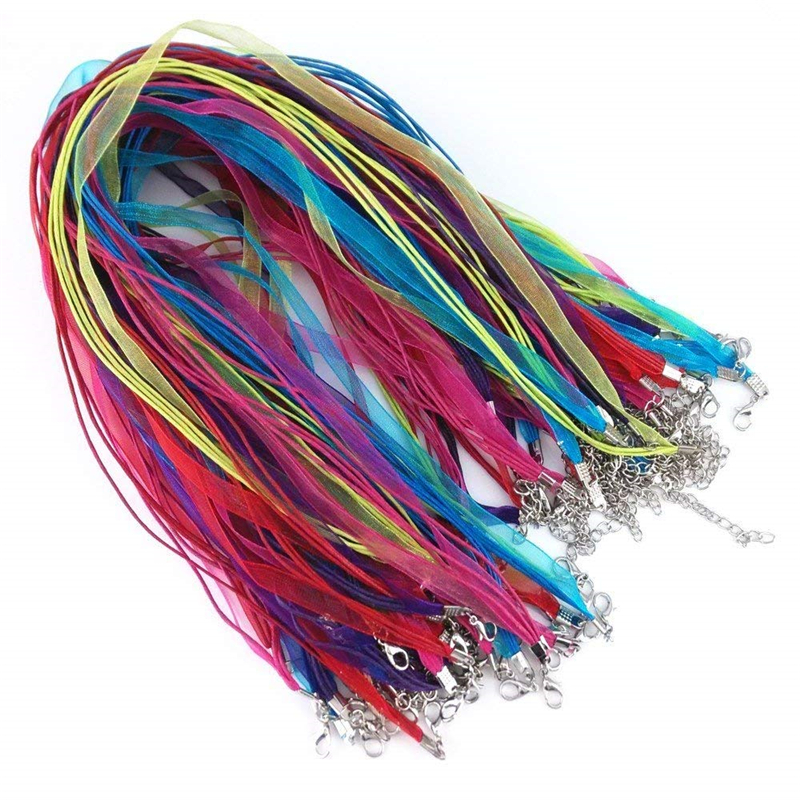 100pcs 18 colors organza ribbon necklace cord organza ribbon string with lobster clasp for diy jewelry making adjustable 1719 inch
100pcs 18 colors organza ribbon necklace cord organza ribbon string with lobster clasp for diy jewelry making adjustable 1719 inch