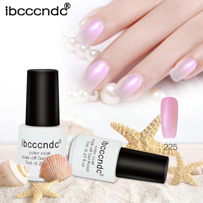 7ml Soak Off UV Gel Nail Polish Pearl Shell Nail Gel Polish Lak Vernis Semi Permanent Lacquer Varnishes Gel Polish