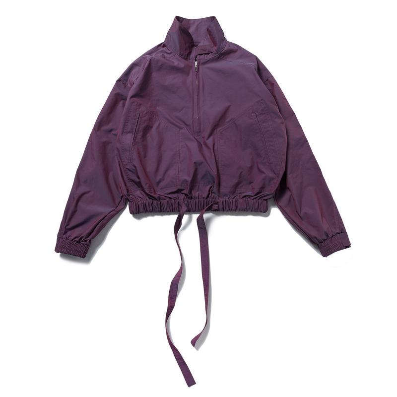 2019 Best Version Fog Half Zipper Women Men Jacket Windbreaker Hiphop Streetwear Oversized Men Casual Jacket Coat, Blue 
2019 Best Version Fog Half Zipper Women Men Jacket Windbreaker Hiphop Streetwear Oversized Men Casual Jacket Coat, Blue
