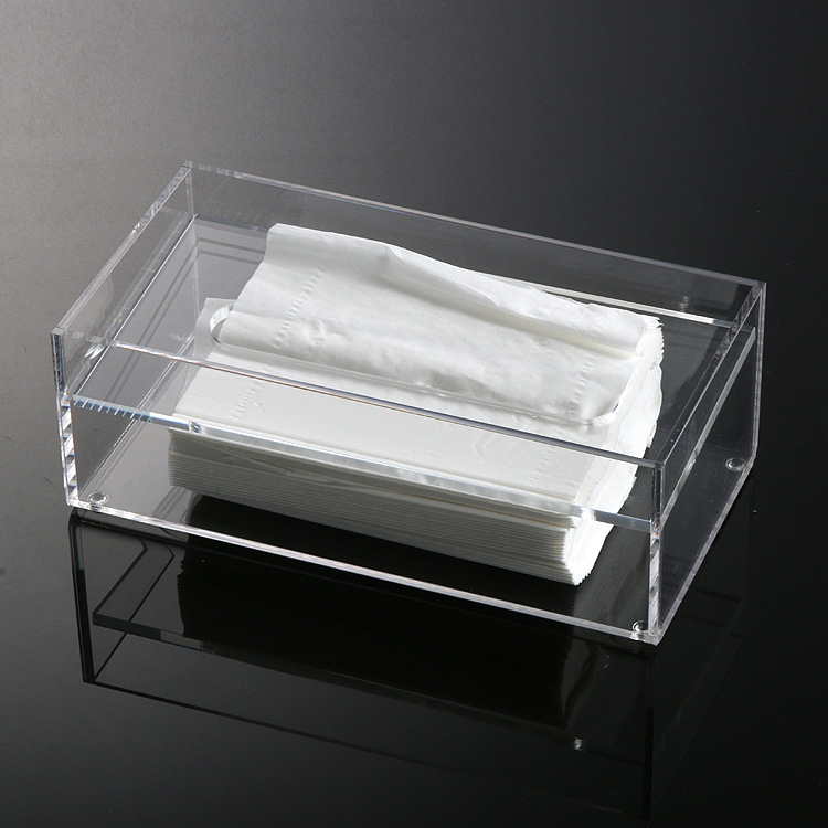 Bathroom Rectangle Clear Acrylic Tissue Box, Tissue Holder, Dispenser For Sheet Napkin Or Facial Paper
Bathroom Rectangle Clear Acrylic Tissue Box, Tissue Holder, Dispenser For Sheet Napkin Or Facial Paper