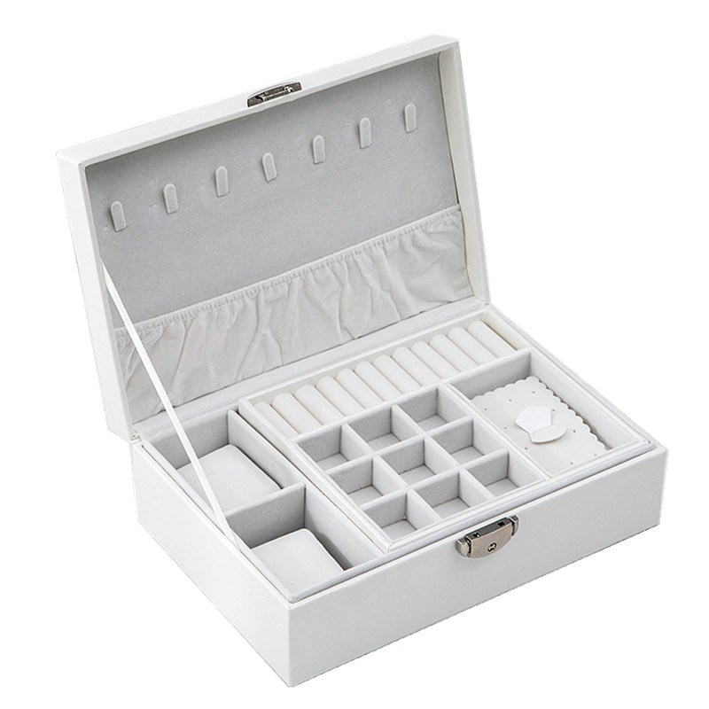 Manufacturer jewelry storage box creative leather portable multi-layer makeup storage box PU watch
Manufacturer jewelry storage box creative leather portable multi-layer makeup storage box PU watch