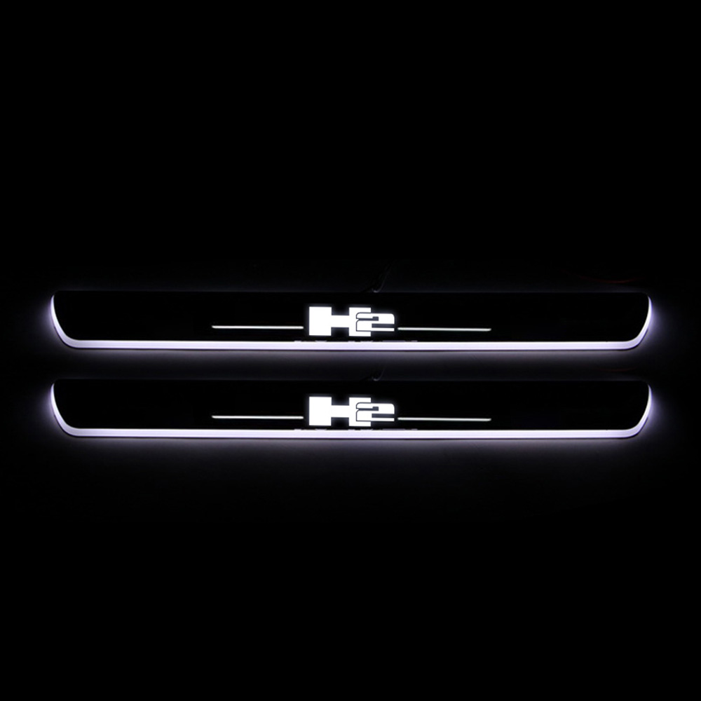 For HUMMER H2 2004 - 2009 Acrylic Moving LED Welcome Pedal Car Scuff Plate Pedal Door Sill Pathway Light
For HUMMER H2 2004 - 2009 Acrylic Moving LED Welcome Pedal Car Scuff Plate Pedal Door Sill Pathway Light