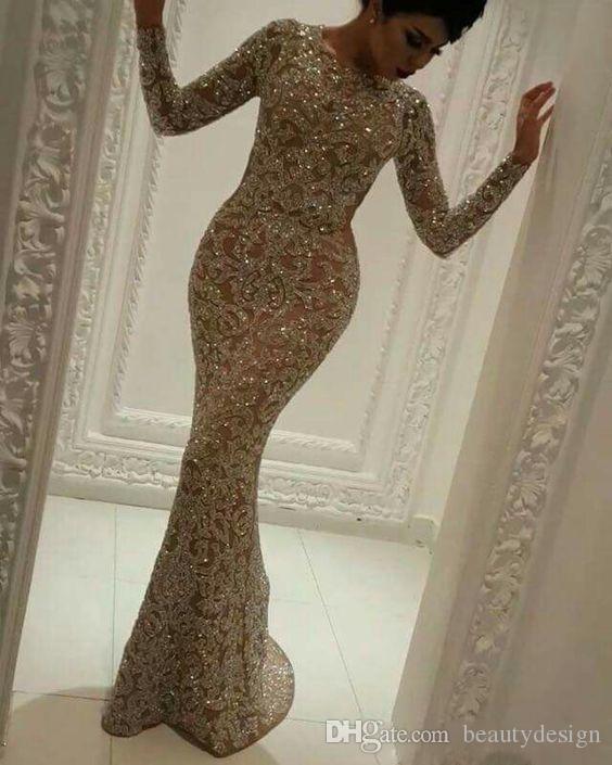 2020 Arabic Full Sequined Prom Dress Bateau Neckline Beads Long Sleeves Celebrity Party Gowns Mermaid vestidos de fiesta Evening Dress, Same as picture
2020 Arabic Full Sequined Prom Dress Bateau Neckline Beads Long Sleeves Celebrity Party Gowns Mermaid vestidos de fiesta Evening Dress, Same as picture