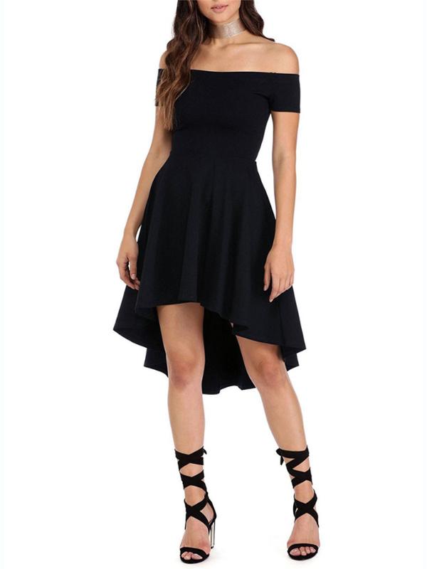 Arukrrvn Women Off Shoulder Prom Dresses 2020 Draped Strapless Dresses for Woman Asymmetrical Full Dress Gown Party Evening, Black
Arukrrvn Women Off Shoulder Prom Dresses 2020 Draped Strapless Dresses for Woman Asymmetrical Full Dress Gown Party Evening, Black