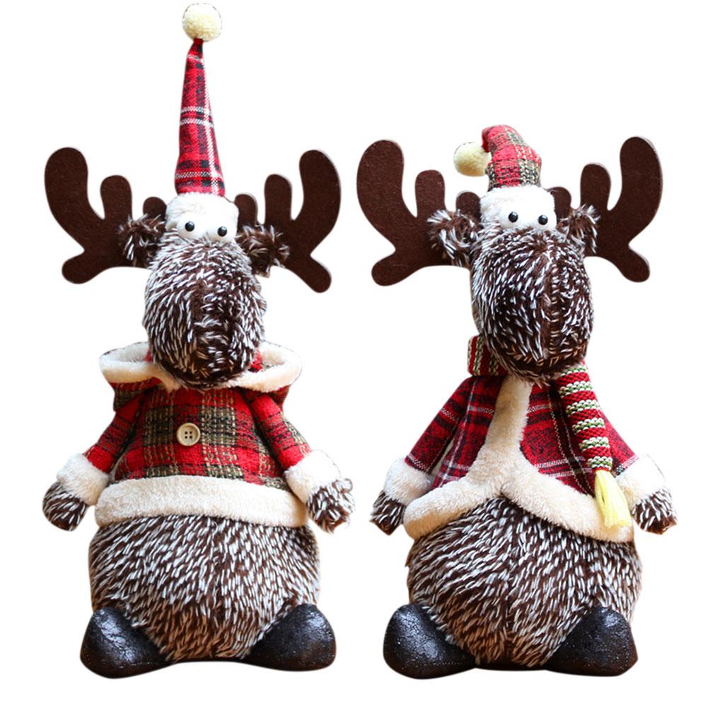 Christmas Elk Plush Doll Xmas Tree Pendant Ornament for Shopping Mall Window Cute Gift for Kids Christmas Home Decorations 40*20
Christmas Elk Plush Doll Xmas Tree Pendant Ornament for Shopping Mall Window Cute Gift for Kids Christmas Home Decorations 40*20