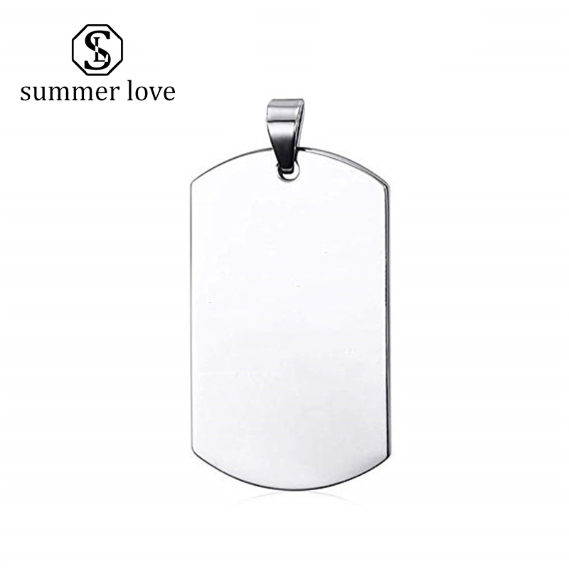 Fashion Custom Personalized Stainless Steel Blank Dog Tag Military Pendant Charm for Necklace Keychain DIY Polished Jewelry Pedant Engraving, Bronze;silver
Fashion Custom Personalized Stainless Steel Blank Dog Tag Military Pendant Charm for Necklace Keychain DIY Polished Jewelry Pedant Engraving, Bronze;silver