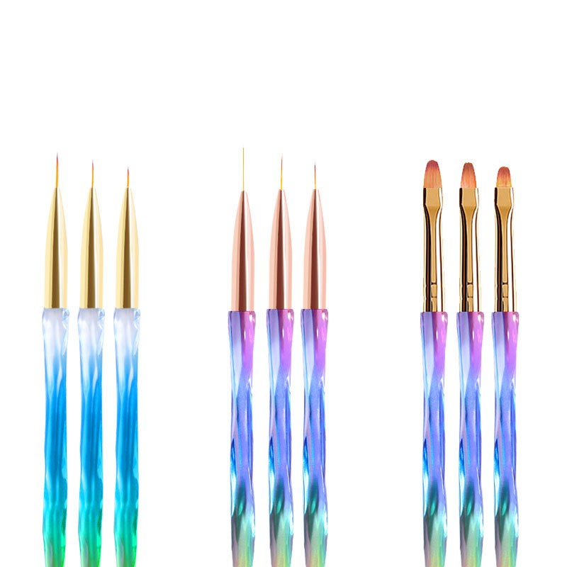 Professional Nail Art Liner Brush UV Gel Painting Acrylic Nail Brushes Striping Brushes for Short Strokes, Details, Blending B47
Professional Nail Art Liner Brush UV Gel Painting Acrylic Nail Brushes Striping Brushes for Short Strokes, Details, Blending B47
