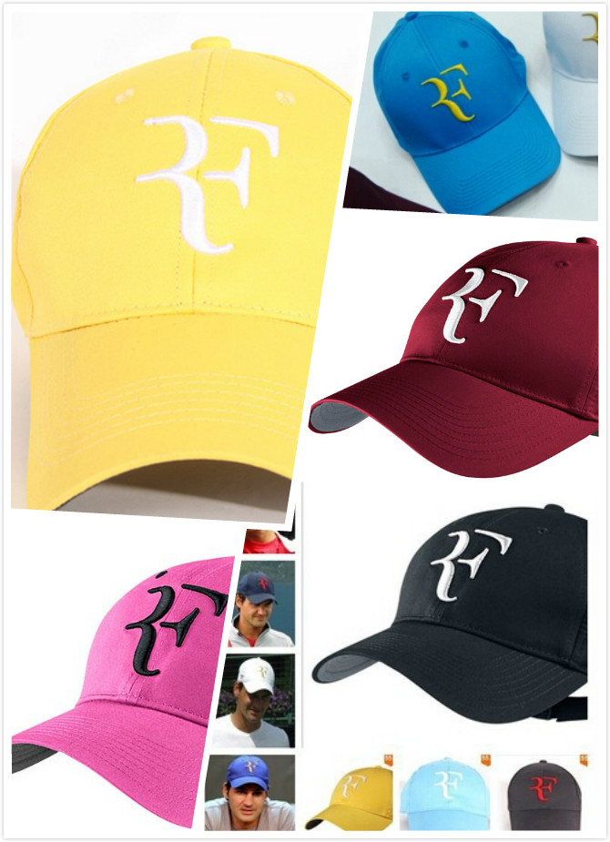 Wholesale- Caps female and male Wholesale-Roger federer tennis hats wimbledon RF tennis hat baseball cap 2020
